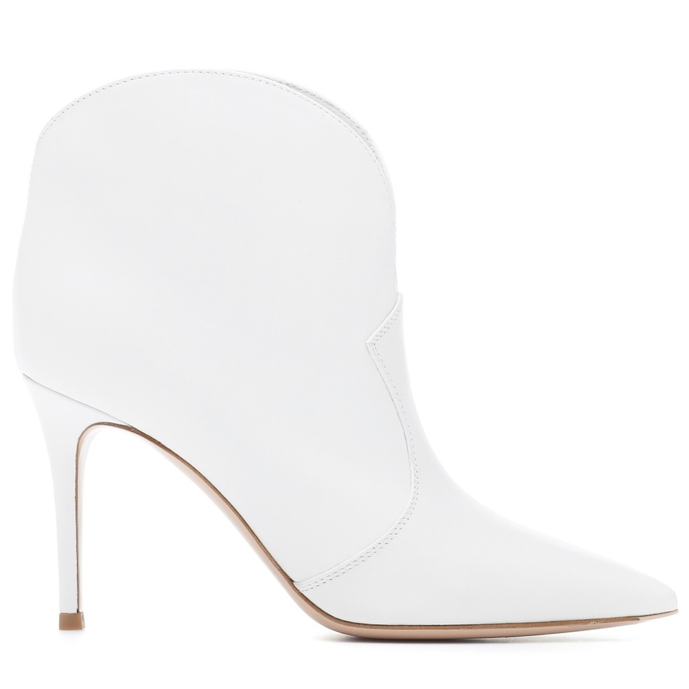 GIANVITO ROSSI Mable Cowboy Leather Western Booties Size: 11 | IT 41 - Picture 8 of 10